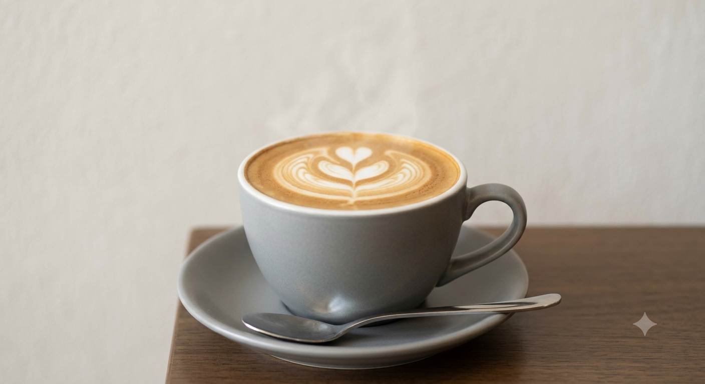 Romeolane latte with latte art
