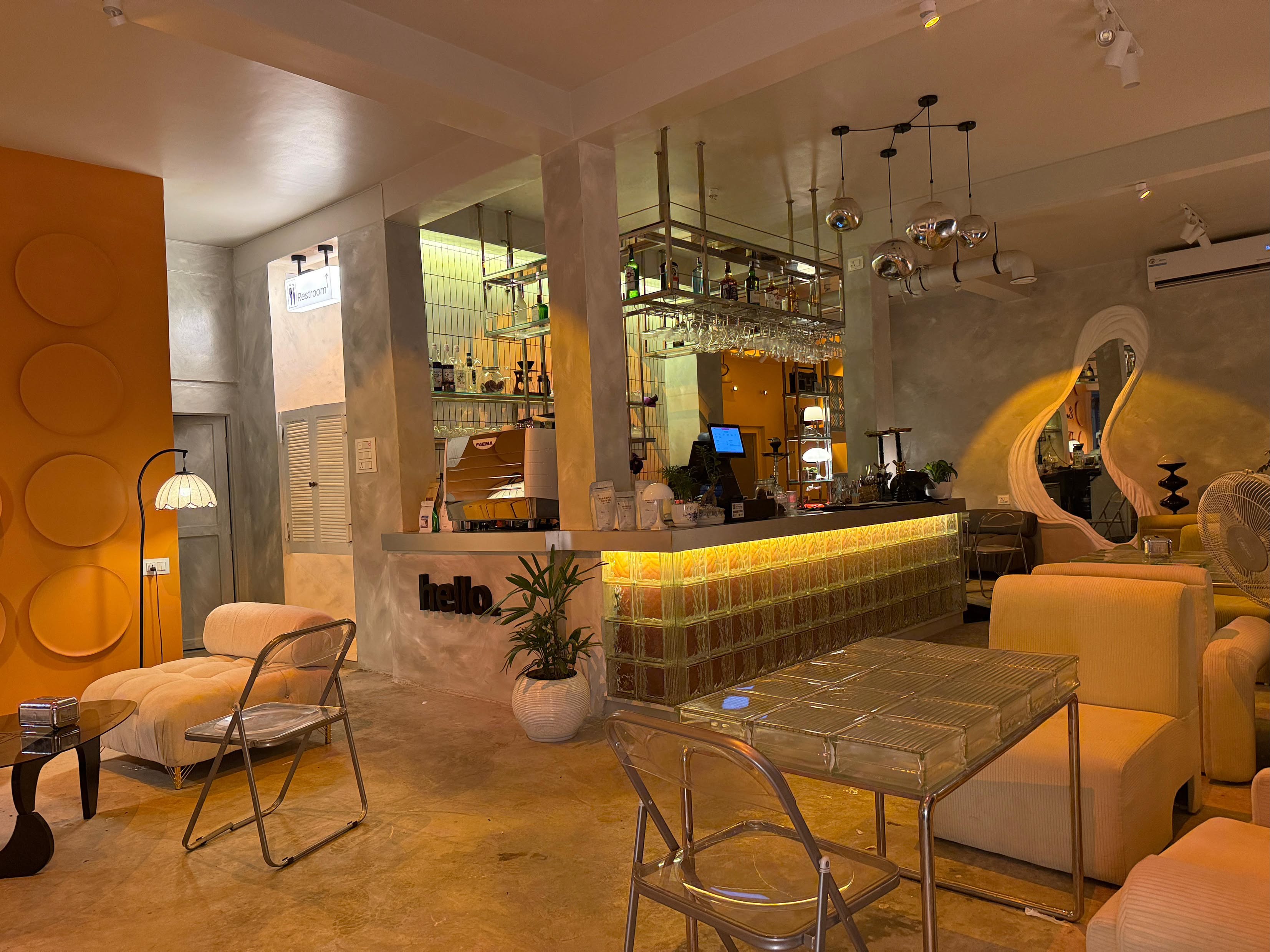 Inside Romeo Lane café